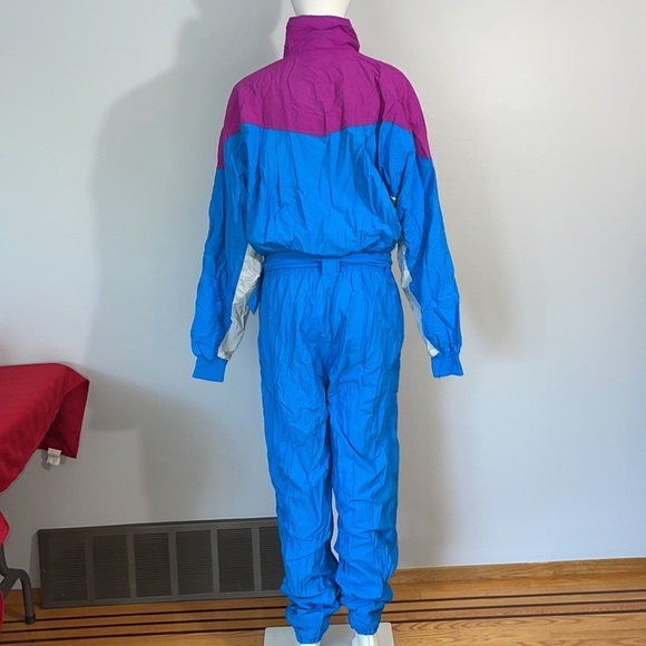 Vintage 80s 90s Neon One Piece Ski Suit Designed in Germany - Picture 7 of 15